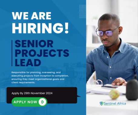 We are Hiring a Senior Projects Lead