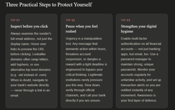 bank phishing scam